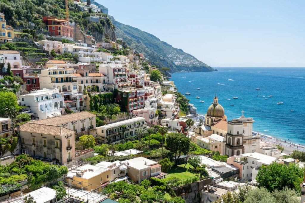 paysage de rue de positano italie BD