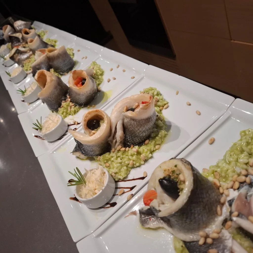 gastronomie poisson risotto