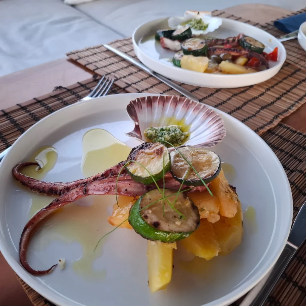 gastronomie poulpe grille