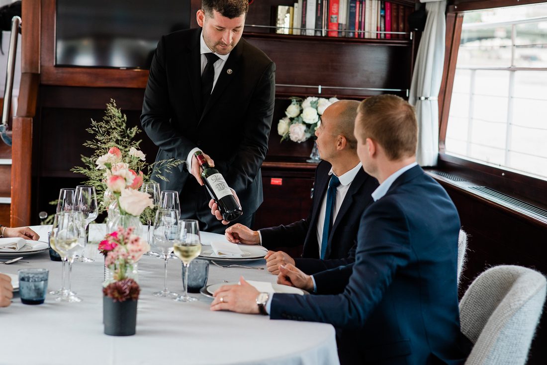 peniche cachemire service table dejeuner affaires