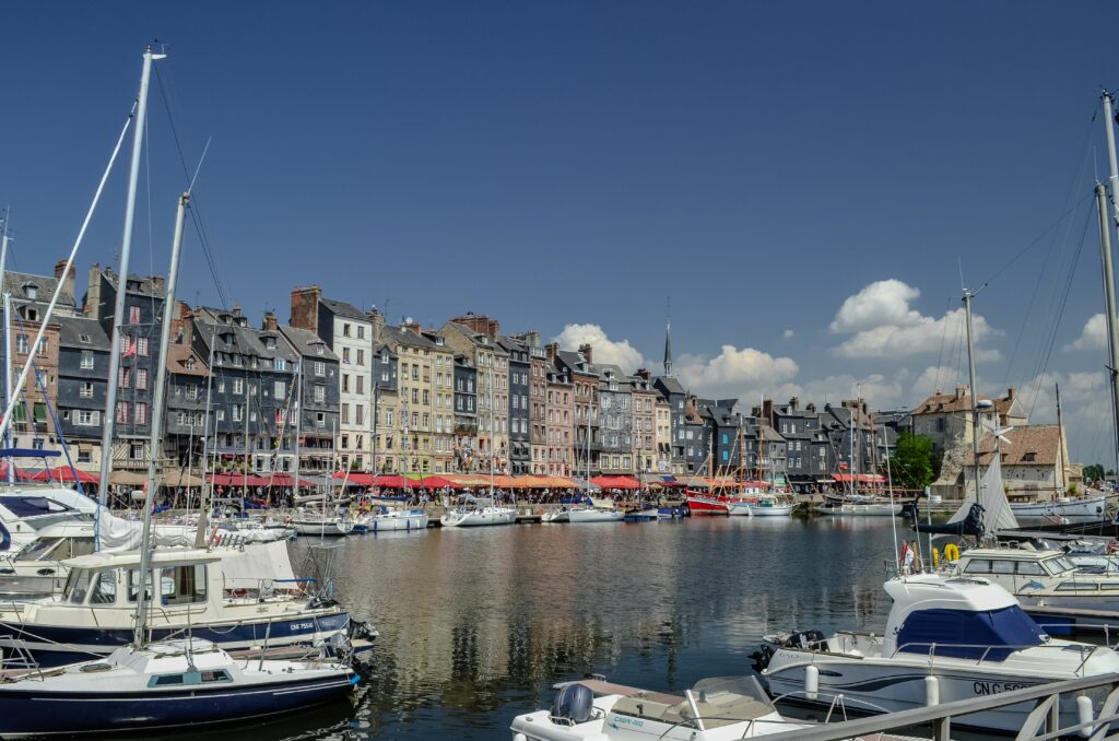 seine normandie honfleur vieux bassin