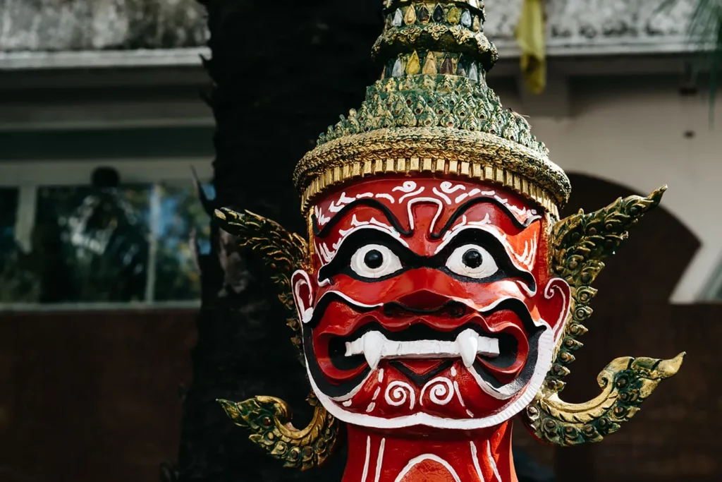 thailande culture gardien temple